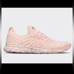 APL Womens Techloom Wave Sneaker Nude Beachwood Burgundy Splatter sz 9.5